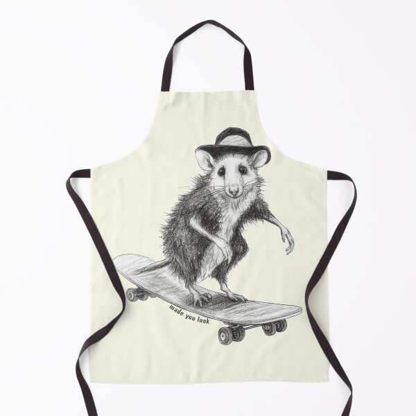 Item preview, Opossum on a skateboard (made you look) designed and sold by Bug & Brush.