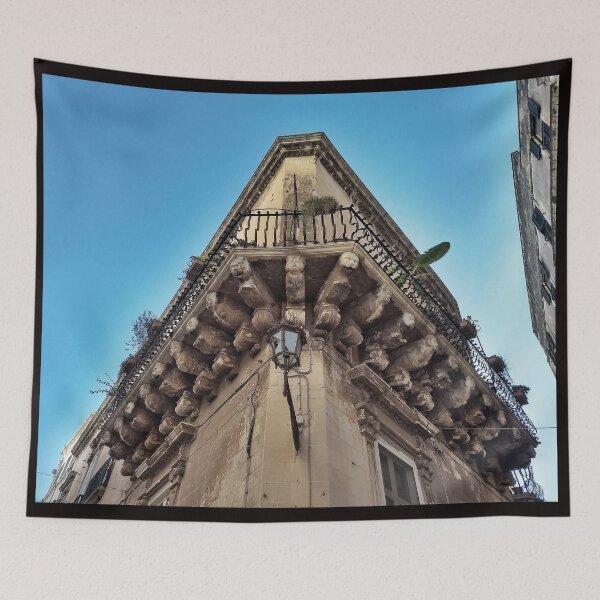 Item preview, Baroque Balcony in Lecce: A Glimpse into Architectural Elegance designed and sold by EpicVistas.