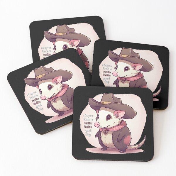 Item preview, Have A Rootin Tootin Good Day (Opossum Cowboy) designed and sold by Bug & Brush.