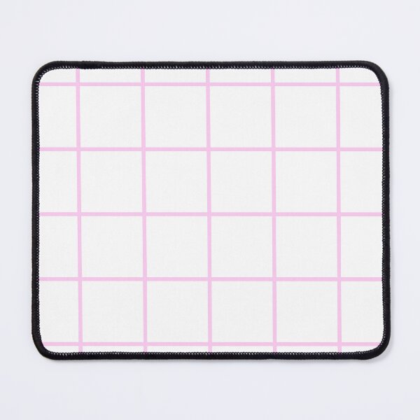 Item preview, white and pink grid designed and sold by Ambrose Le Fae.