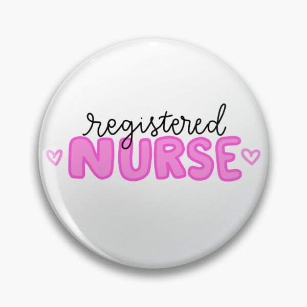Item preview, registered nurse sticker designed and sold by shybluebubble.