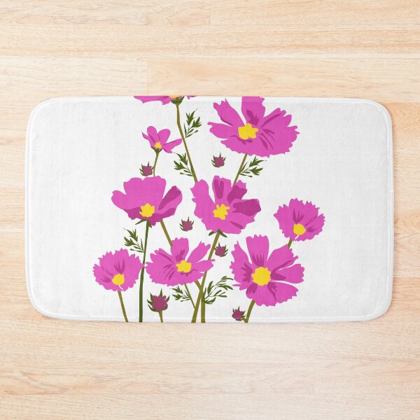 Item preview, Cosmos Floral Art  For Girls,Women who loves purple pink flower  designed and sold by spaceopy.