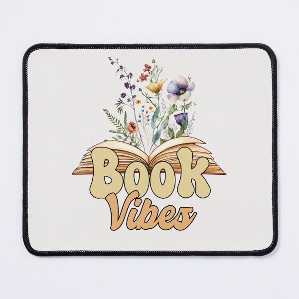 Item preview, Book Vibes Flowers designed and sold by HappyLifeCreate.