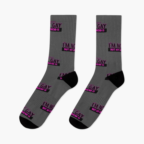 Item preview, I'm not Gay, but my girlfriend is designed and sold by SwearingKids.