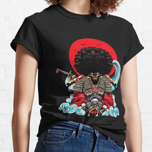 T-shirt Vestuário Afro Samurai Spreadshirt, afro samurai, estados