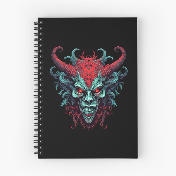 Item preview, Evil Grin Demon Head with Red Horns designed and sold by 20th-eclipse.