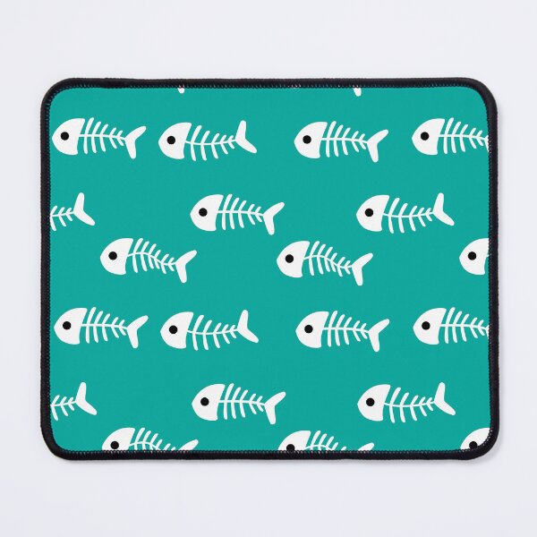 Item preview, White Fish Bone Green Pattern designed and sold by Moyanana.