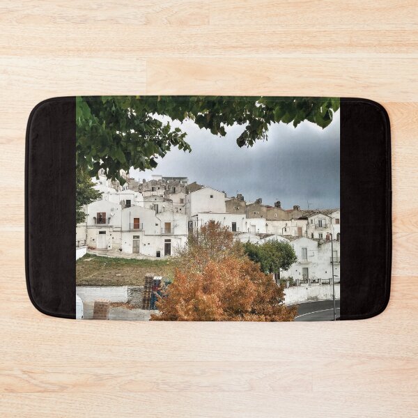 Item preview, Capturing the Autumn Vibes of Row Houses in Monte Sant'Angelo designed and sold by EpicVistas.