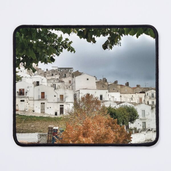 Item preview, Capturing the Autumn Vibes of Row Houses in Monte Sant'Angelo designed and sold by EpicVistas.