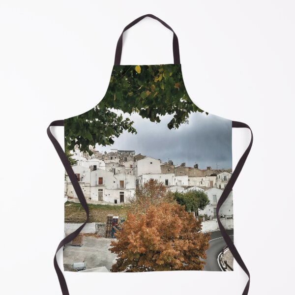 Item preview, Capturing the Autumn Vibes of Row Houses in Monte Sant'Angelo designed and sold by EpicVistas.