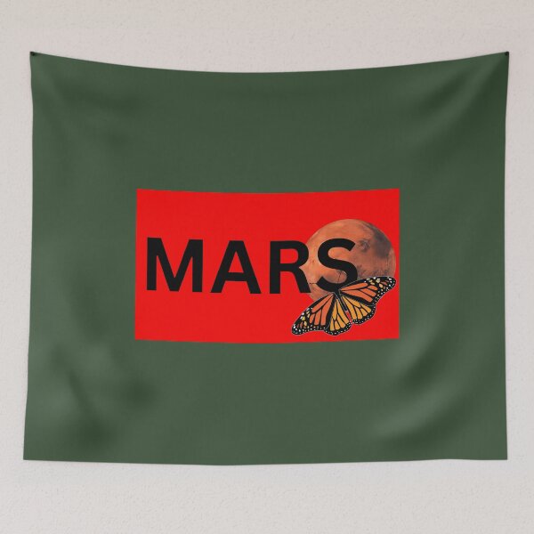 Item preview, ARE YOU A MARTIAN? IF YOU ARE THIS IS FOR YOU,THE MARTIAN FLAG PLUS MINUS THE BUTTERFLY.. NOW YOU CAN SHOW IT IN STYLE.. (BADGE STYLE)  designed and sold by IORODAN.