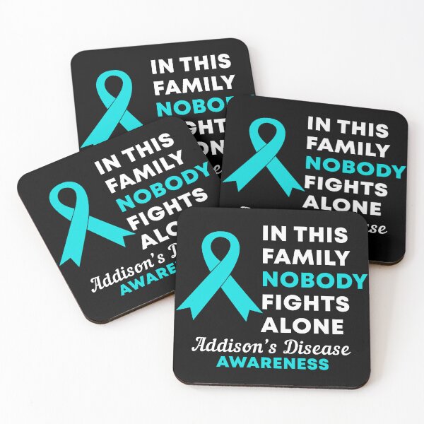 Item preview, In This Family Nobody Fights Alone Addison's Disease Awareness designed and sold by Color-Sparkle.