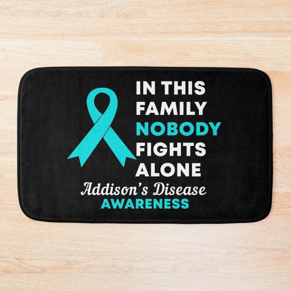 Item preview, In This Family Nobody Fights Alone Addison's Disease Awareness designed and sold by Color-Sparkle.