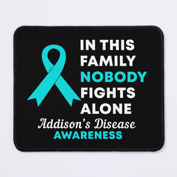 Item preview, In This Family Nobody Fights Alone Addison's Disease Awareness designed and sold by Color-Sparkle.