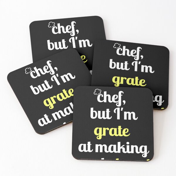 Item preview, I'm not a chef, but I'm grate at making people laugh designed and sold by Clipartopia.