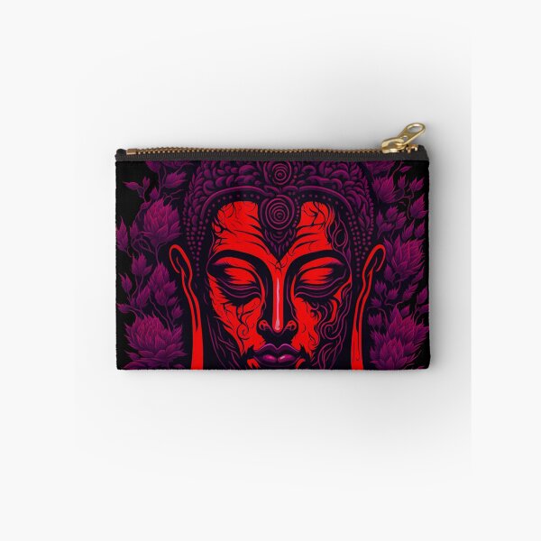 Item preview, red pop art buddha designed and sold by ZenStickConcept.