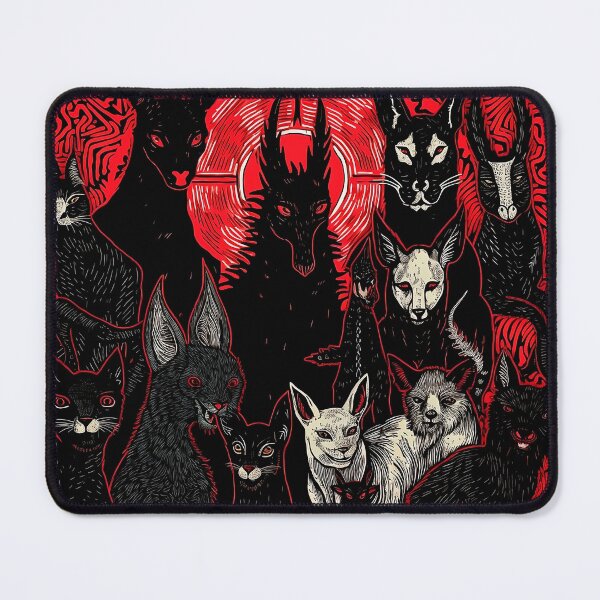 Item preview, Dark farm animals art designed and sold by QhapaqStore.