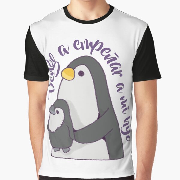 Aperçu de l'œuvre Pingouin mère et fils Patrisio Patricio Meme Vengo a empeñar a mi hijo créée et vendue par Pingusalvaje.