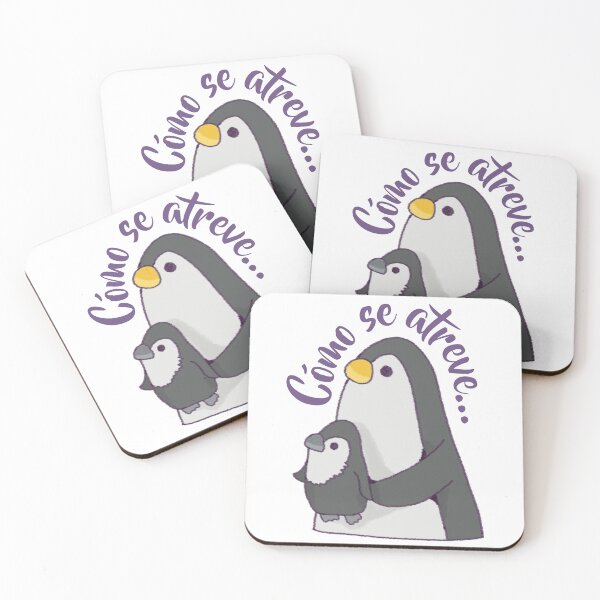Item preview, Madre e hijo pinguino Patricio Patrisio Meme Como se atreve... designed and sold by Pingusalvaje.