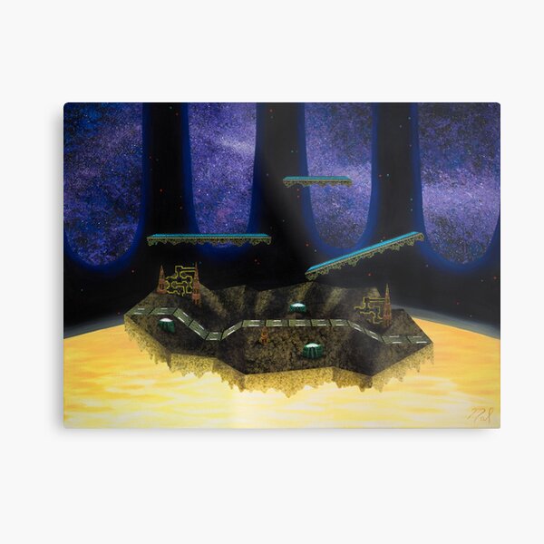 Zebes Metal Print