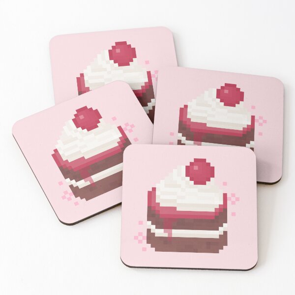 Item preview, pixel mini black forest cake designed and sold by autumnalmanac.