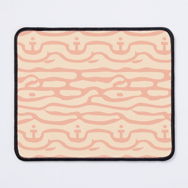 Item preview, Anchor and waves in coral pink designed and sold by SamJanner.