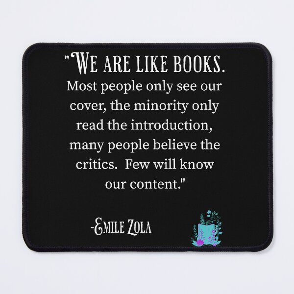 Item preview, Profound  Quote by Emile Zola- Classic Minimalist Design designed and sold by PatriciaReyes.