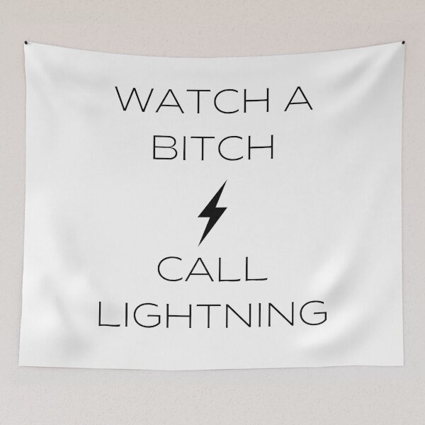 Item preview, Watch a Bitch Call Lightning - NADDPOD Moonshine Quote designed and sold by tinks-ts.