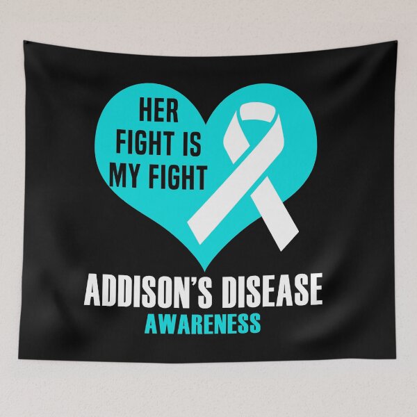 Item preview, Her Fight Is My Fight Addison's Awareness designed and sold by Color-Sparkle.