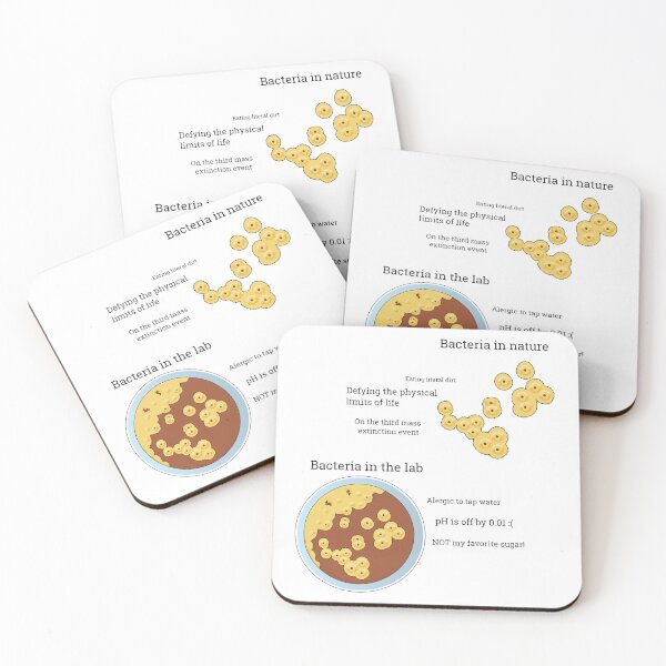 Item preview, Bacteria in nature vs in the lab designed and sold by Witty-Biotech.