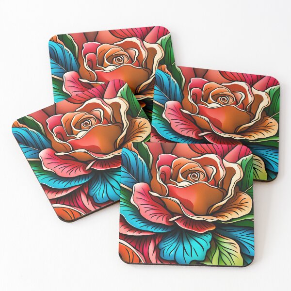 Item preview, Large stylized rose designed and sold by hadleysheart.