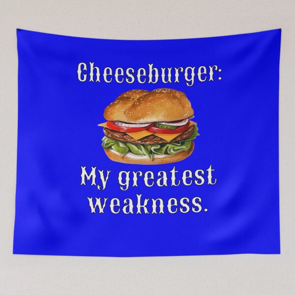 Item preview, Cheeseburger Lover Cheeseburger: My Greatest Weakness designed and sold by fantasticdesign.