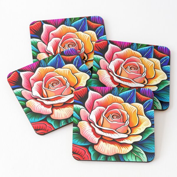 Item preview, Large stylized rose designed and sold by hadleysheart.