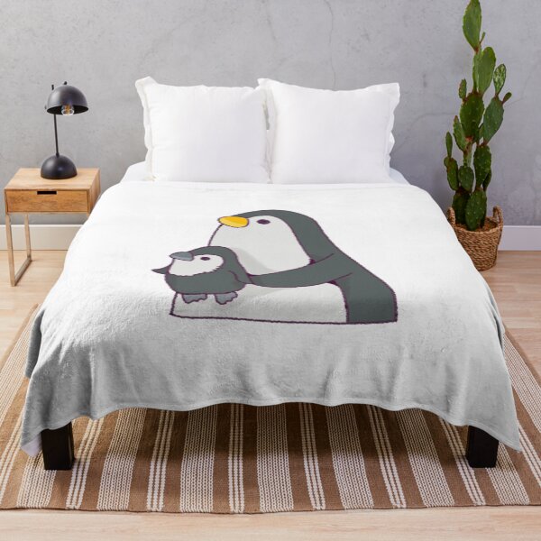 Vista previa del artículo con la obra «Madre e hijo pinguino Patricio Patrisio Meme», diseñado y vendido por Pingusalvaje.
