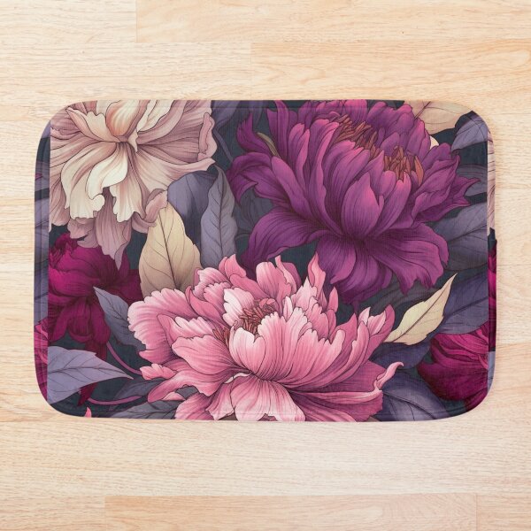 Aperçu de l'œuvre Beau motif de dahlias créée et vendue par SaikoDesigns.
