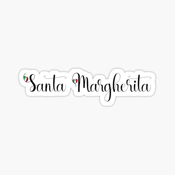 Item preview, Santa Margherita With Italian Heart - I Love Santa Margherita Italy designed and sold by molamode.
