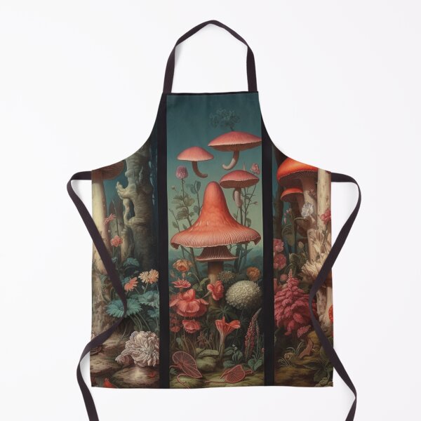 Item preview, Renaissance Reverie: Pastel Palette of Mushrooms and Vintage Florals Flowers designed and sold by delohill.