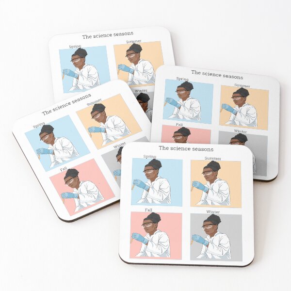 Item preview, Science seasons  designed and sold by Witty-Biotech.