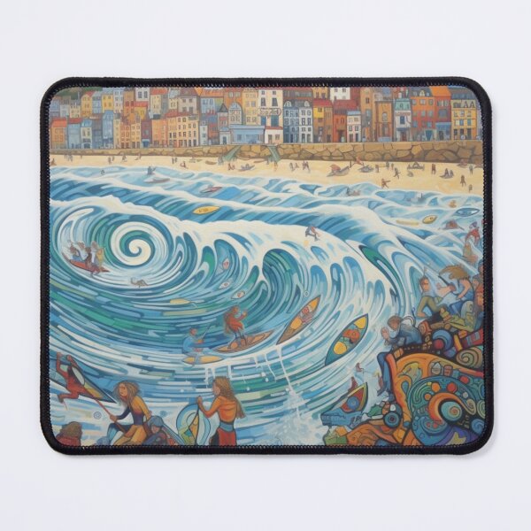 Item preview, Surfs Up at Fistral Beach designed and sold by EpicFoxArt.