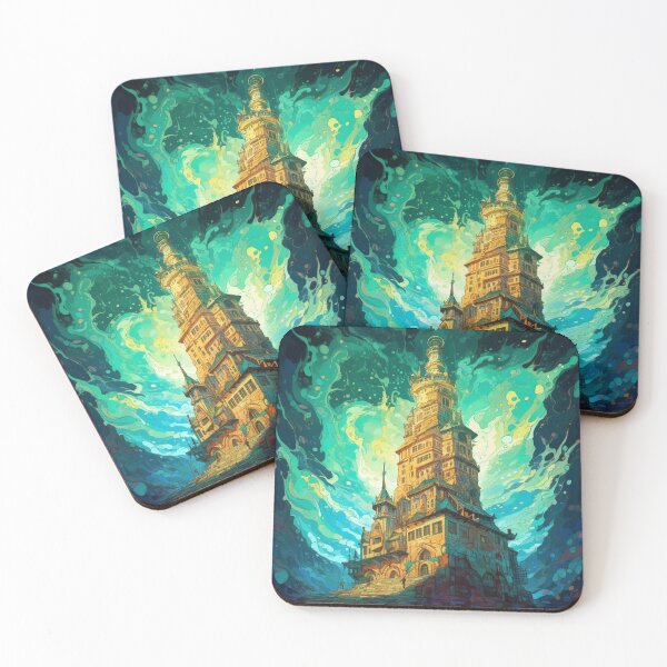 Item preview, Beautiful castle on a bright background designed and sold by n0ksyy.