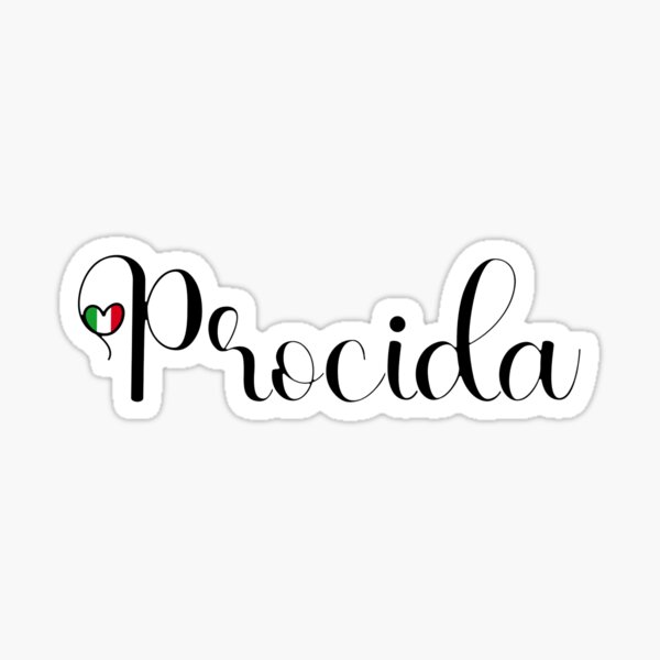 Item preview, Procida With Italian Heart - I Love Procida Italy designed and sold by molamode.