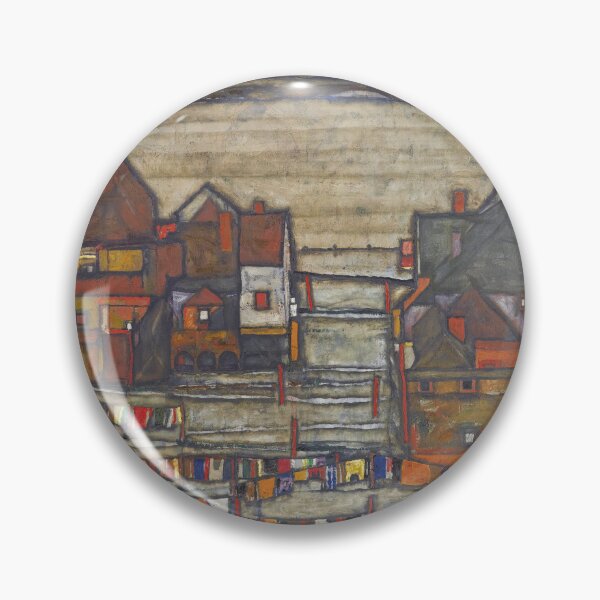 Item preview, Egon Schiele  - Houses with laundry (Suburb II) designed and sold by TheGuestCat.