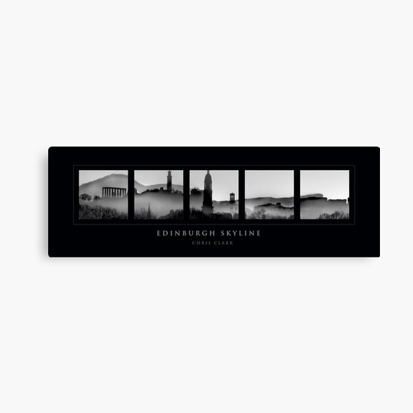 EDINBURGH SKYLINE Canvas Print