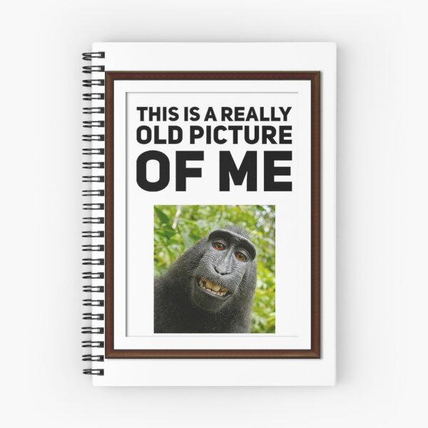 Item preview, funny monkey chimp selfie old portrait designed and sold by WildCreation.