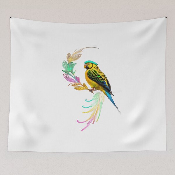 Item preview, Beautiful Colorful Bird A3 designed and sold by WalaceCamargo.