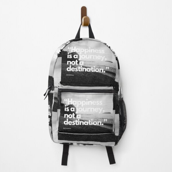 Item preview, “Happiness is a journey, not a destination.” Buddha Quote designed and sold by FindYouByZ.