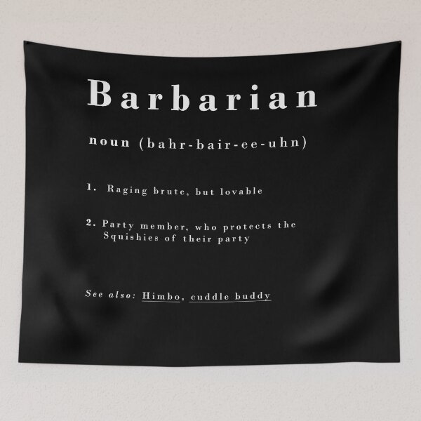 Item preview, RPG Barbarian Definition designed and sold by FireflyStudi0s.