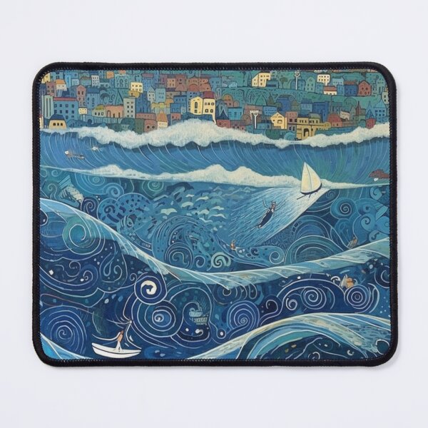 Item preview, Giant Waves at Newquay designed and sold by EpicFoxArt.