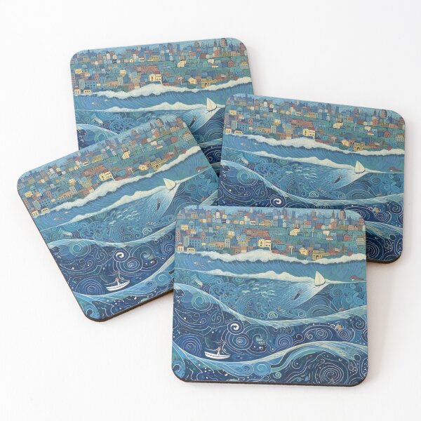 Item preview, Giant Waves at Newquay  designed and sold by EpicFoxArt.