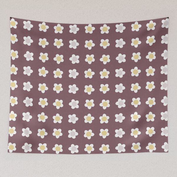 Item preview, Cute Flower Stripes Spring And Summer Floral Pattern Mulberry designed and sold by scorpiolane.